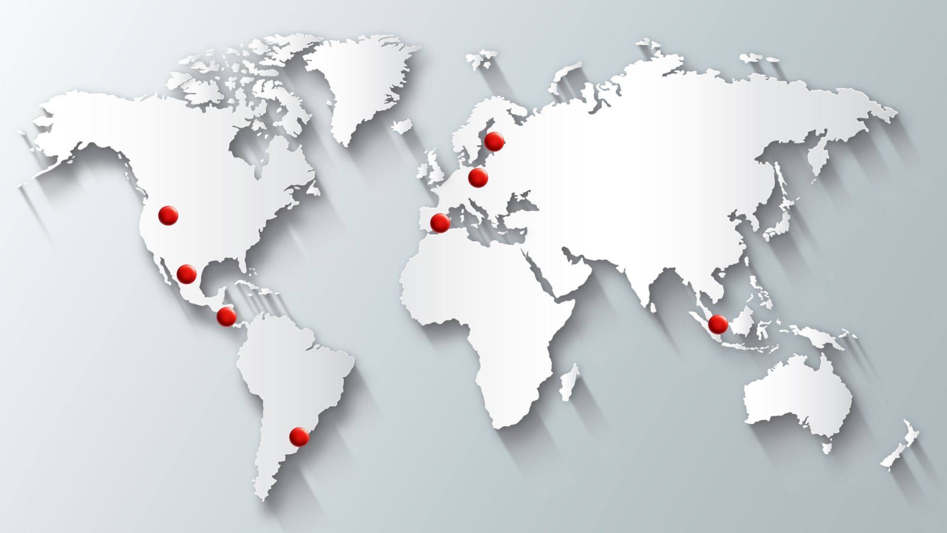 AFC Global Presence Map